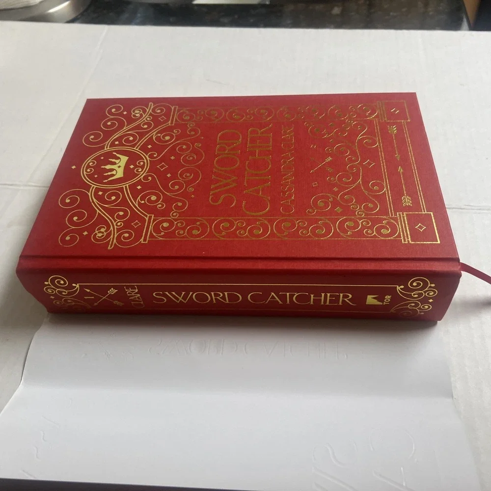 Cassandra Clare Sword Catcher SIGNED‎ Fairyloot Edition 2023 HCDJ Sprayed Edges